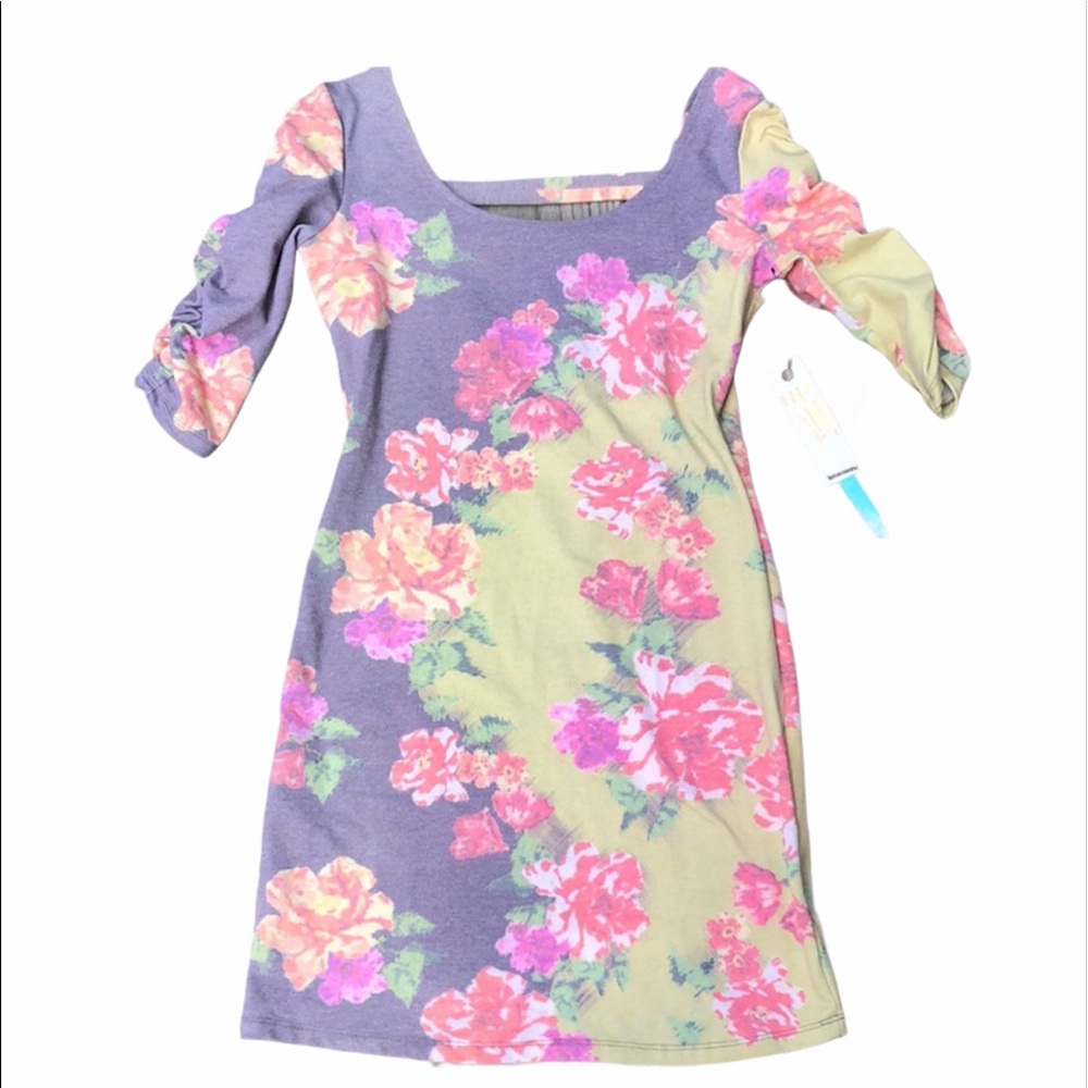 NWT Billabong Designers closet mini floral dress
